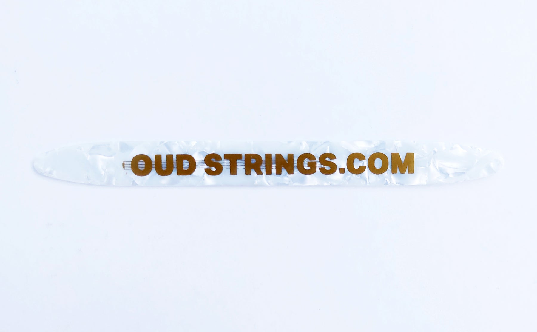 Professional polished celluloid oud pick (risha, mizrab) .96 mm medium ...